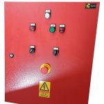 Painel de comando partida com estrela triângulo 20CV bomba principal + partida direta 2CV bomba Jockey 220V trifásico 01